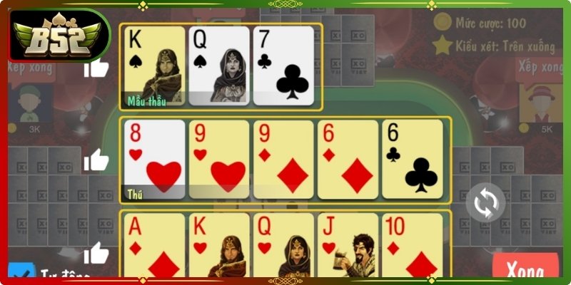 Game đòi hỏi người chơi nắm rõ quy tắc, thứ tự sức mạnh và cách tính kết quả