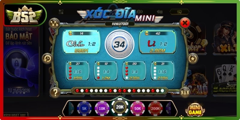 Mini Game B52Club là hệ thống trò giải trí được xây dựng theo hướng nhanh gọn