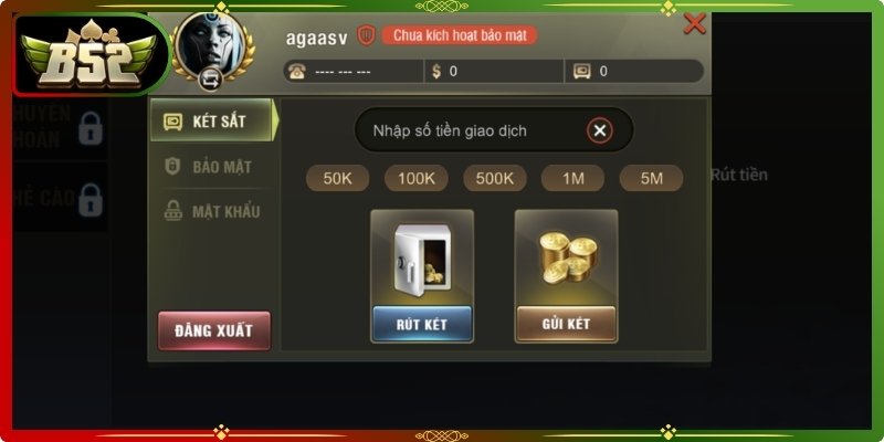 Rút an toàn qua ví thẻ cào